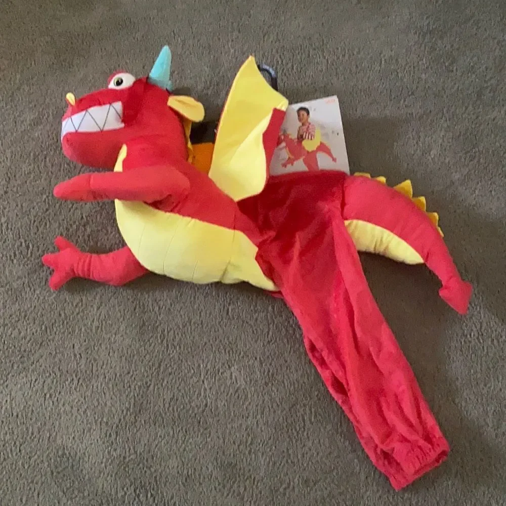 Toddler Dragon Costume Halloween One Size Fits Most NWT